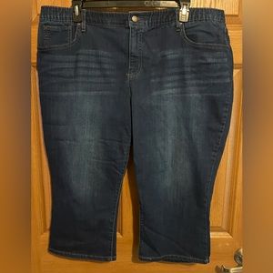 Kim Roger plus size Denim Capris